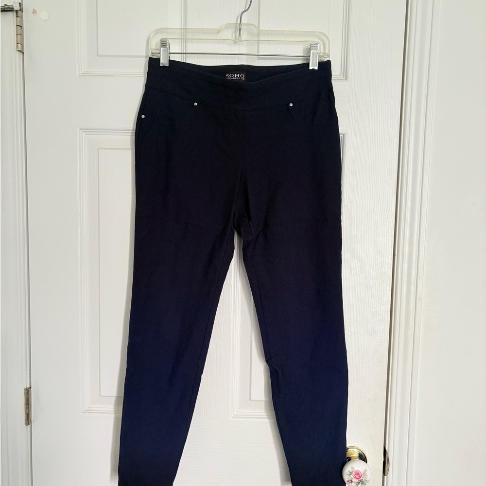 Soho Apparel Deep Blue Capri Pants